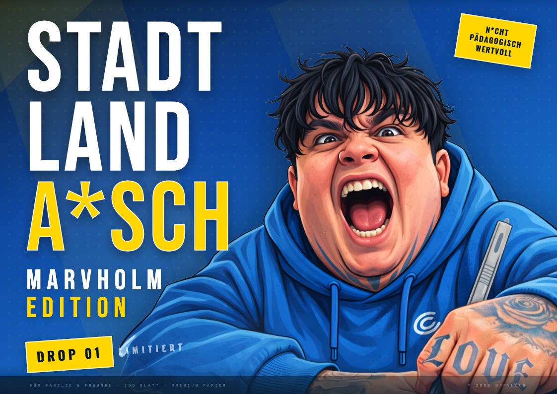 STADT LAND A*SCH Spielblock